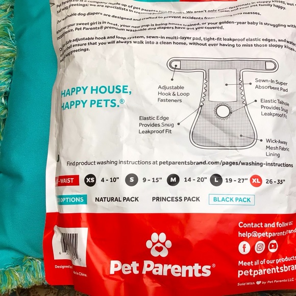 Pet Parents 3pack dog diapers. NWOT. - Picture 2 of 3